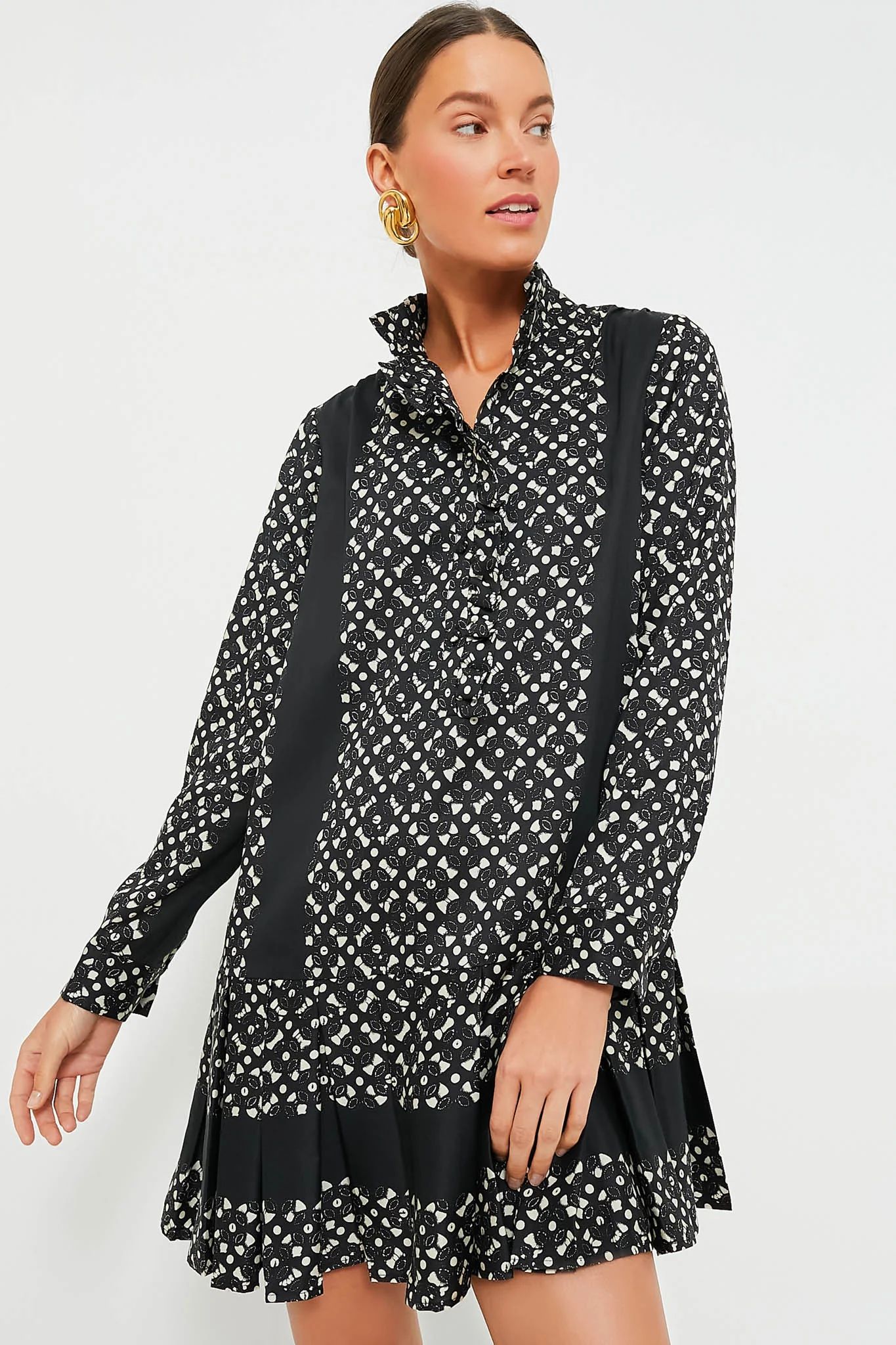 Black Geo Tate Dress | Tuckernuck (US)