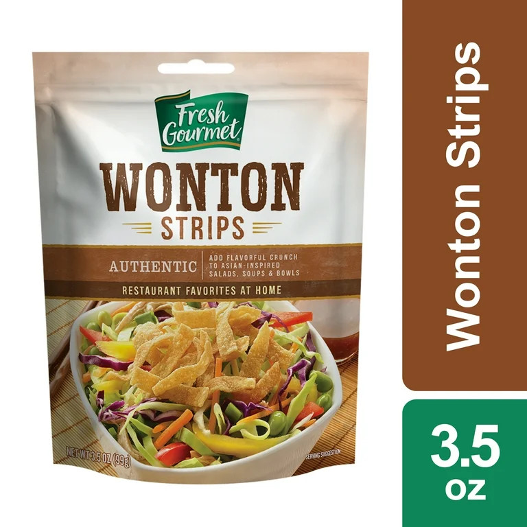 Fresh Gourmet Wonton Strips, Salad Toppings, 3.5oz | Walmart (US)