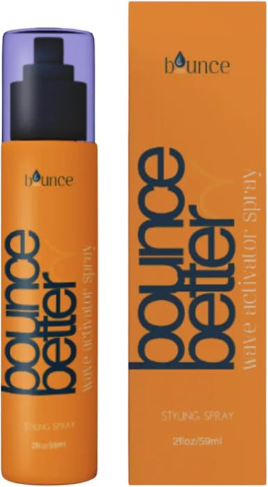 Bounce Better Wave Activator Leave in Conditioner Spray for Curly and Wavy Hair, Anti-Frizz Formu... | Amazon (US)