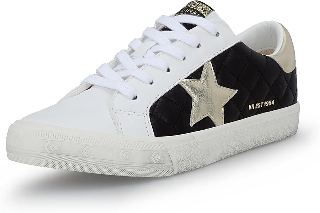 VINTAGE HAVANA Grande Women’s Fashion Sneakers | Star Tennis Shoes Womens | Low Top Slip On | W... | Amazon (US)