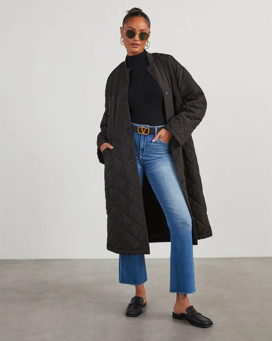 Aston Quilted Long Coat | VICI