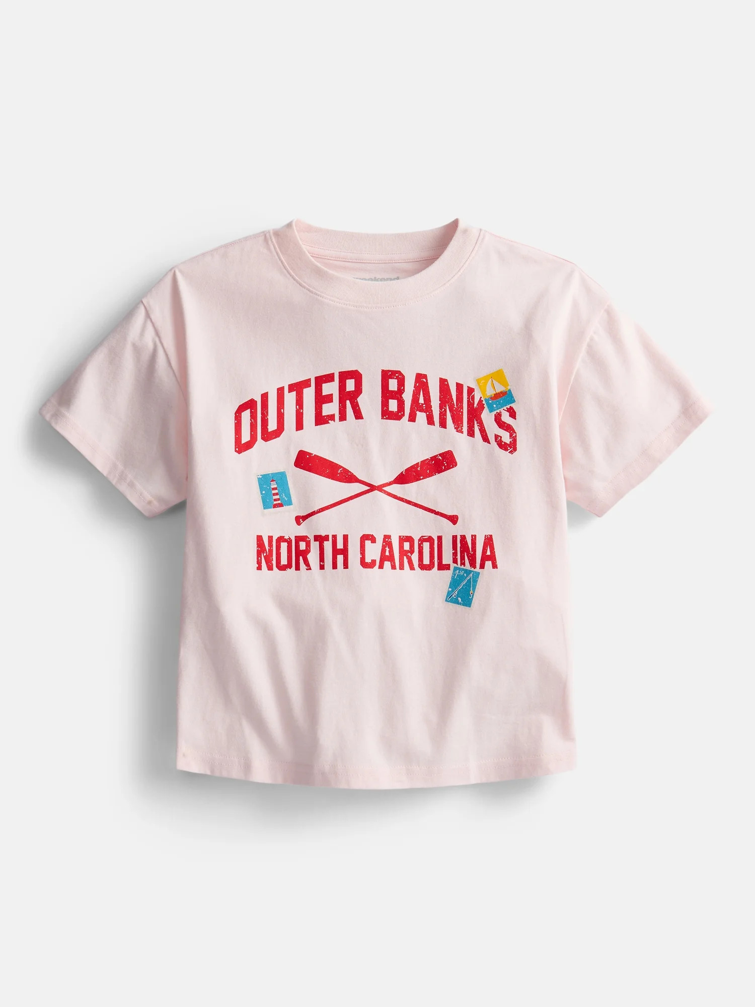 Weekend Academy Girls Graphic Cotton Tee with Short Sleeves, Sizes 4-18 - Walmart.com | Walmart (US)