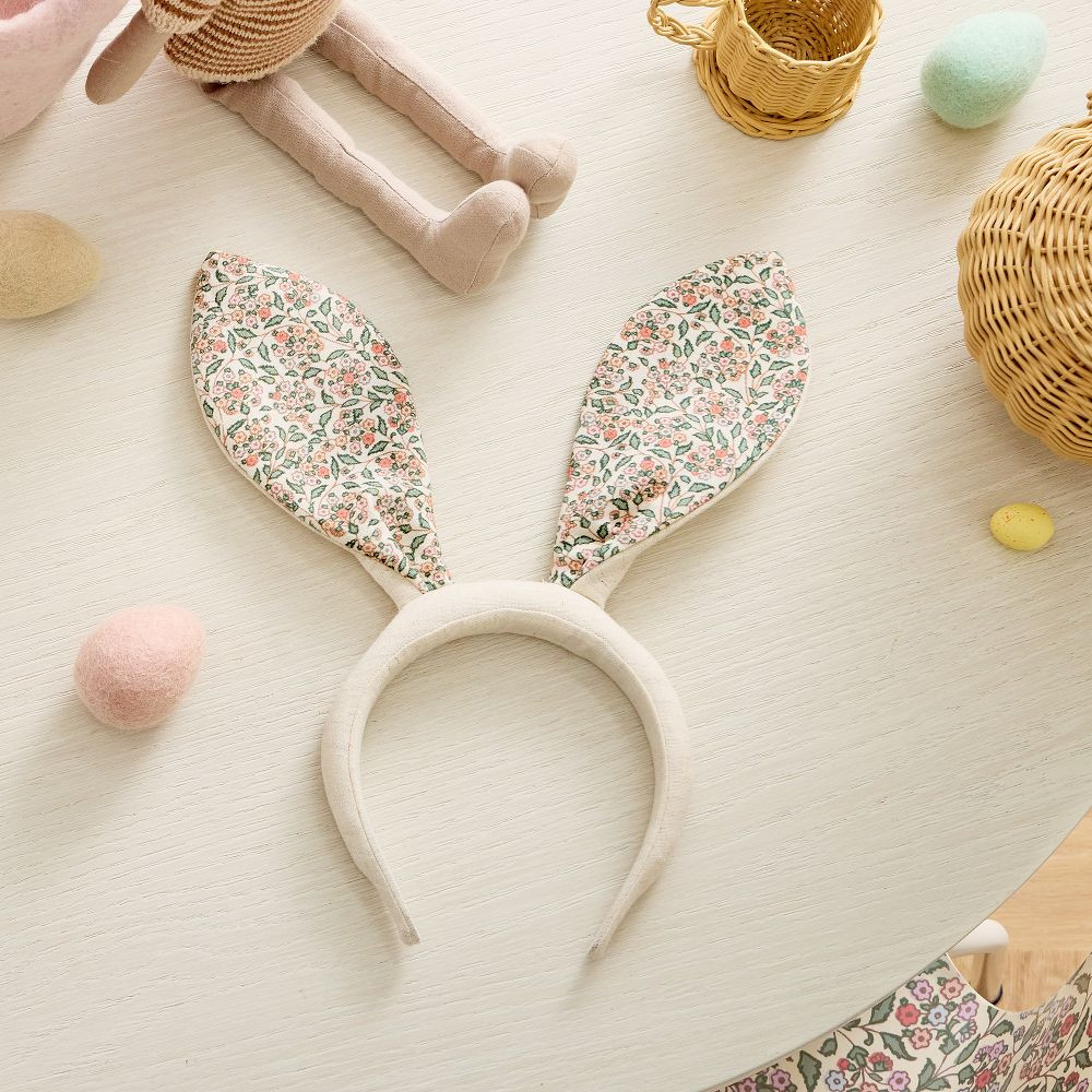 Pink Chicken Fabric Bunny Ears | West Elm (US)