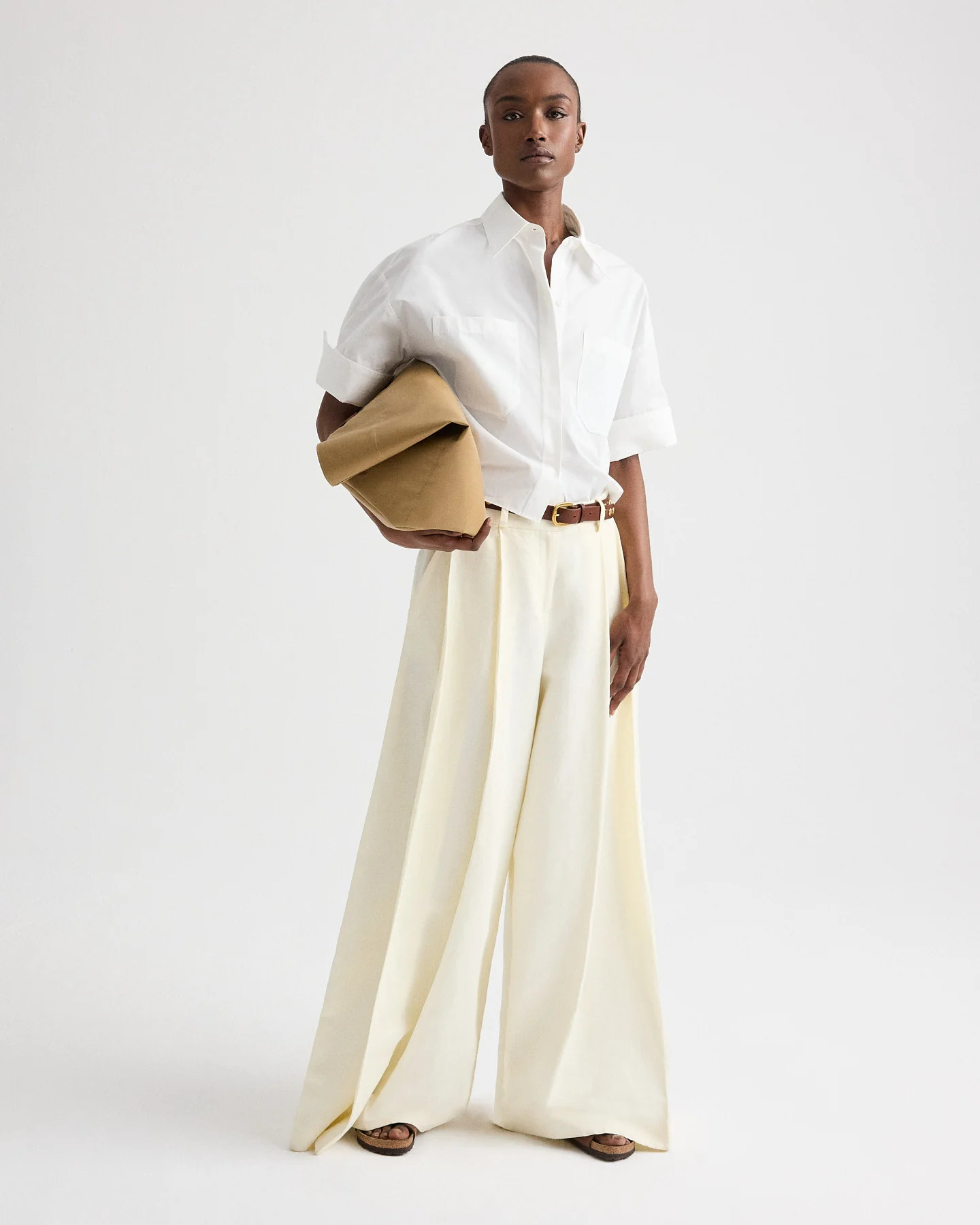 Crosby St. Pant in Cotton Linen Suiting | TWP