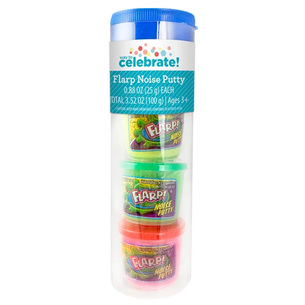 Way To Celebrate Flarp Noise Putty 4 Pk Assorted | Walmart (US)