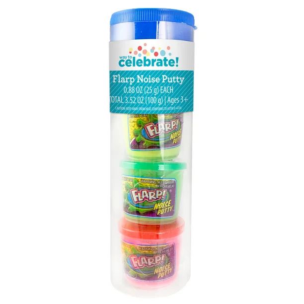 Way To Celebrate Flarp Noise Putty 4 Pk Assorted | Walmart (US)