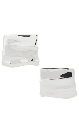 Jenny Bird Sundra Earrings in Metallic Silver. | Revolve Clothing (Global)