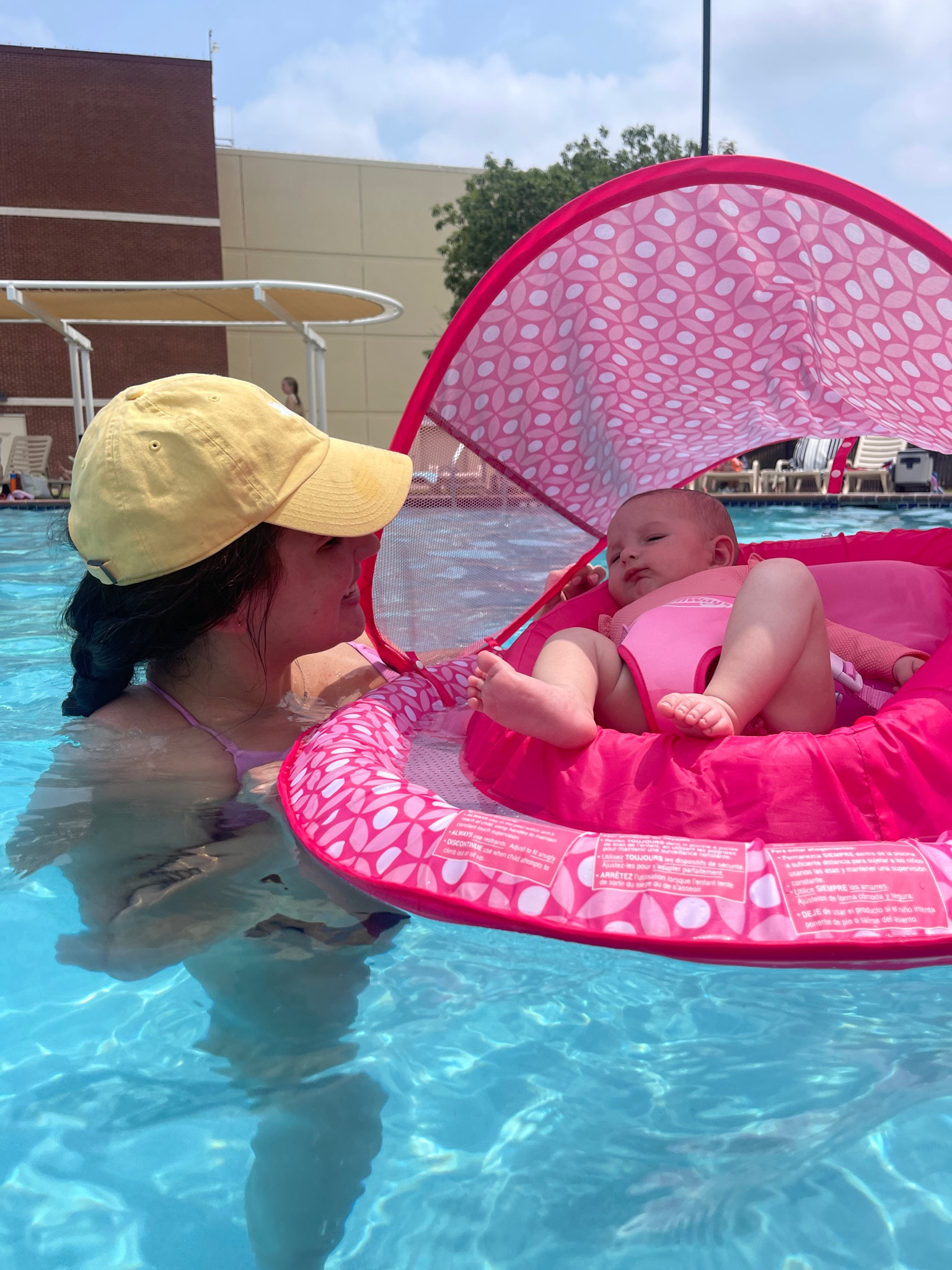 Baby sales girl float