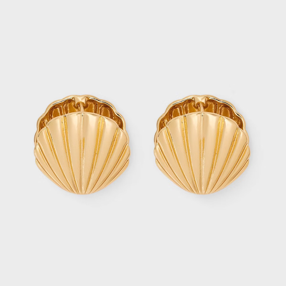 Seashell Statement Earrings - A New Day™ Gold | Target