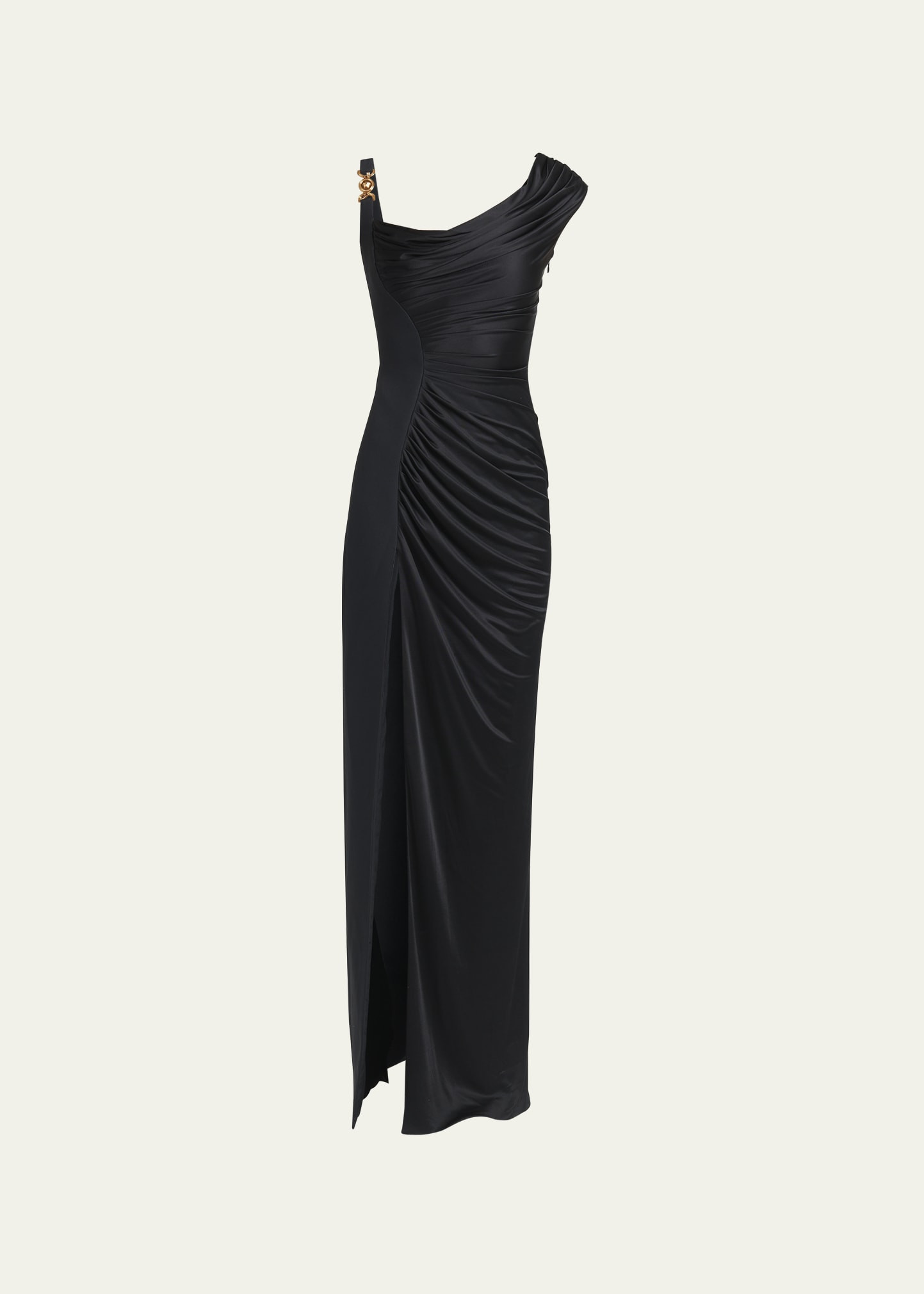 Versace Ruched Jersey Gown | Bergdorf Goodman
