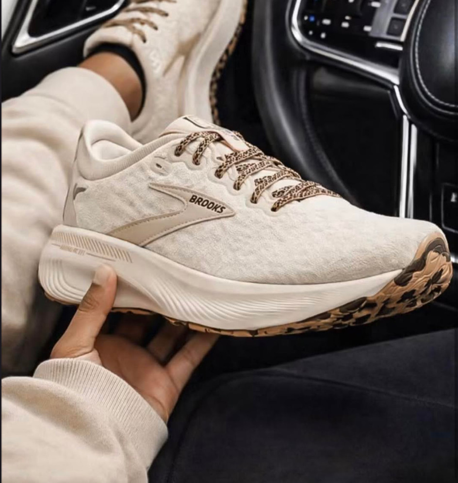 The🖤 cutest little neutral sneaker just dropped. These Brooks with the sneaker laces and cheetah accents on a soul are everything. so fun, so easy to wear and definitely not going to last very long! 
Say CHEETAH for 🐆🐆 

 #LTKdayinmylife #LTKgrwm #LTKootd