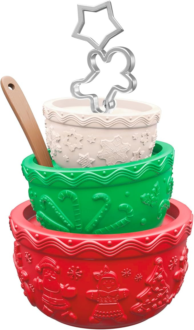 Hallmark Keepsake Christmas Ornament 2024, Bowl Full of Jolly, Gifts for Bakers | Amazon (US)