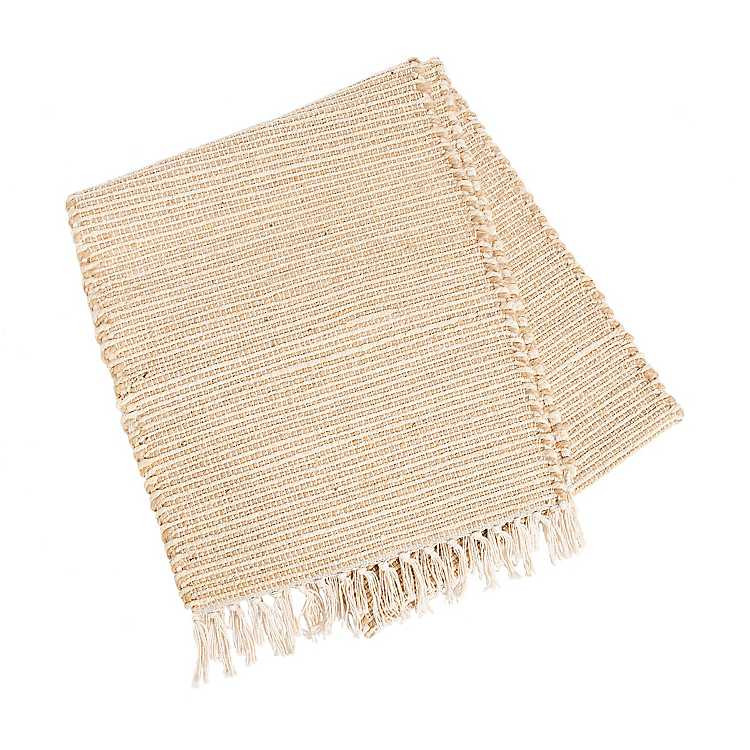 Natural Jute Table Runner, 80 in. | Kirkland's Home