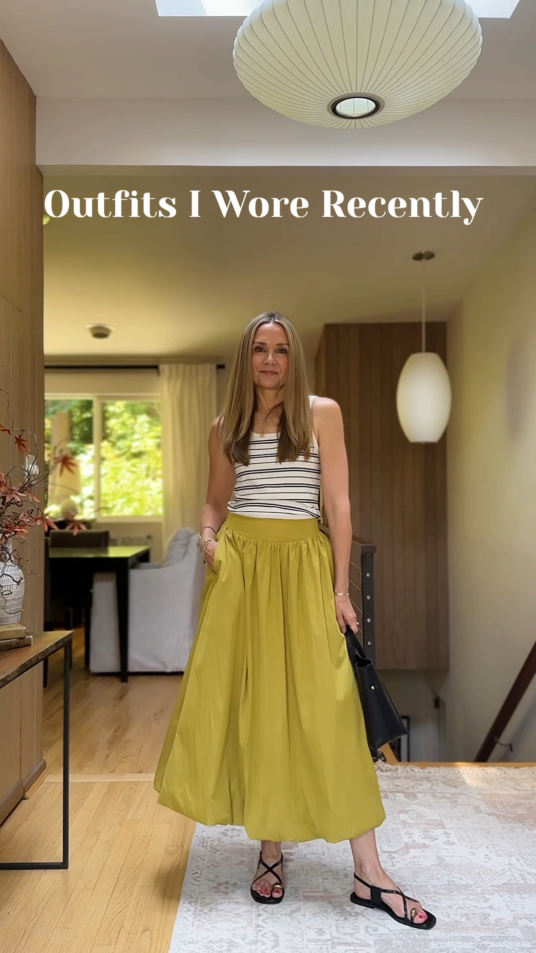 Gimme all the midi skirts & flowy pants! My goal all summer is to not let jeans touch my body until September!

Two viral pieces here that are worth the hype: the dreamiest crepe drawstring pants that are fully lined and wrinkle-resistant. And the bubble hem skirt in chartreuse that’s having a color moment👏🏼

I’m 5’6” and wear small in tops and skirts. Sized up to a medium in the pants for length.

#LTKootd #LTKOver40 #LTKWorkwear