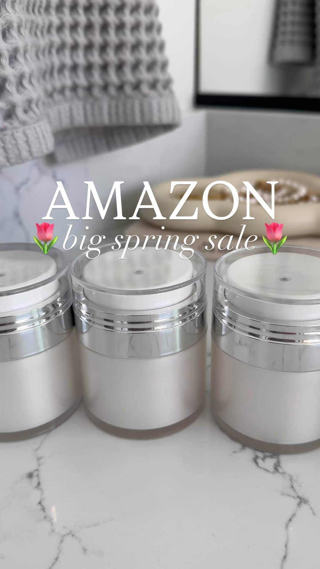 These airless pump travel bottles are TSA approved, and always dispense the perfect amount to ensure you get every last drop unlike other squeezable travel bottles! ✈️🧴

#travelmusthave #amazonbeauty #travel #amazonfinds #thesistershoppers 

#LTKHome #LTKTravel #LTKmorningroutine