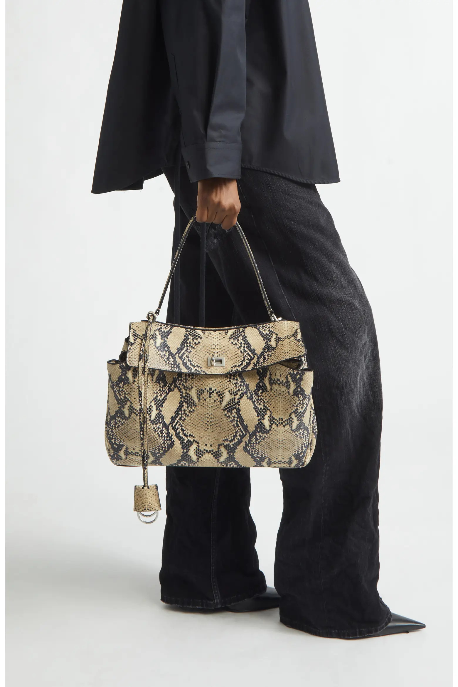 Medium Rodeo Python Print Leather Top Handle Bag (Women) | Nordstrom | Nordstrom