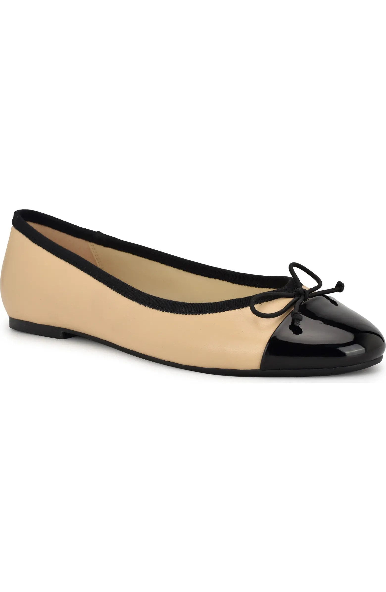 Nine West Prosep Cap Toe Flat (Women) | Nordstrom | Nordstrom