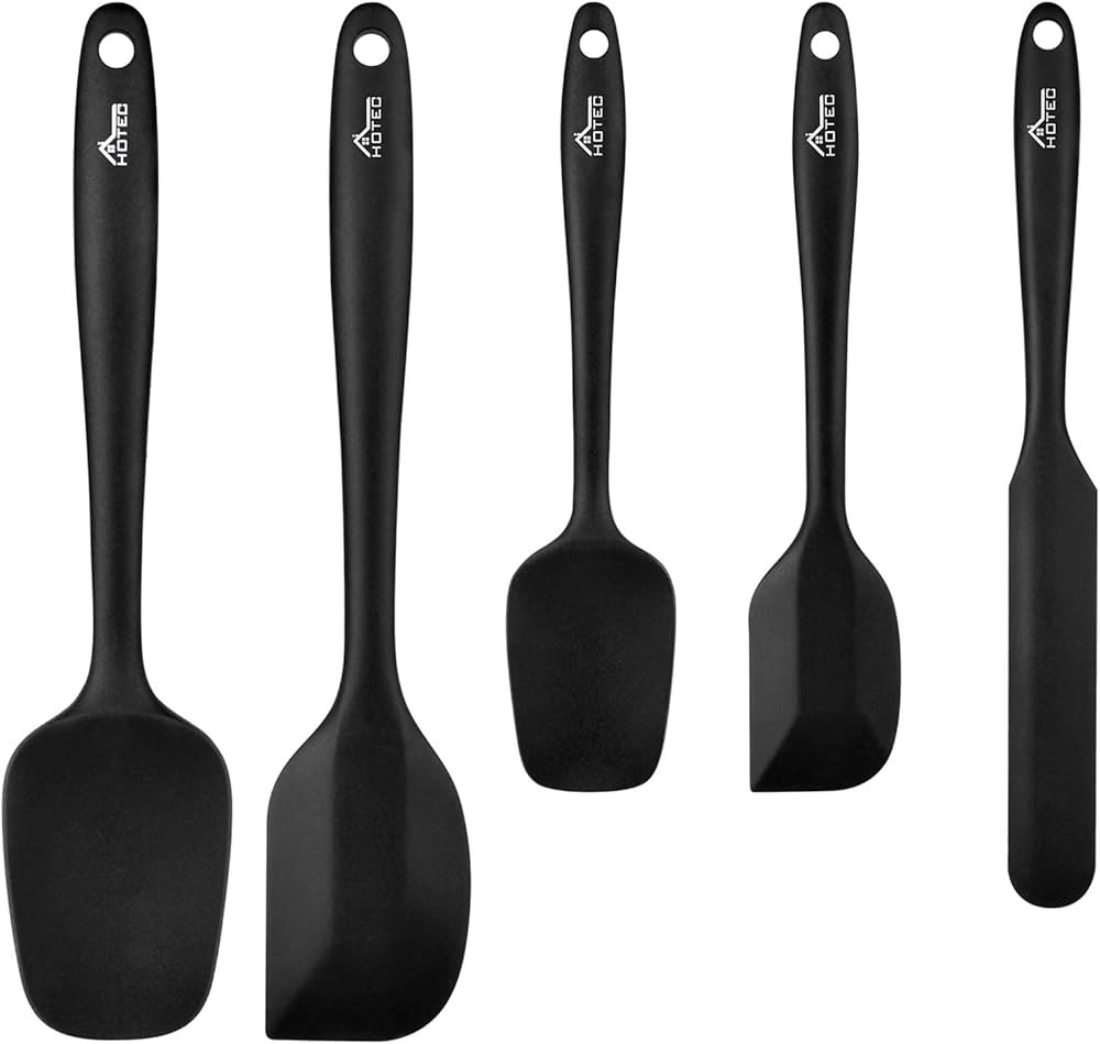 HOTEC Food Grade Silicone Rubber Spatula Set for Kitchen Baking, Cooking, and Mixing High Heat Re... | Amazon (CA)
