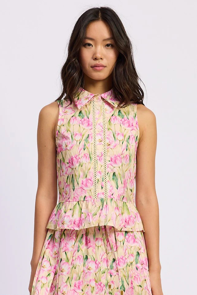 Arya Peplum Blouse | En Saison