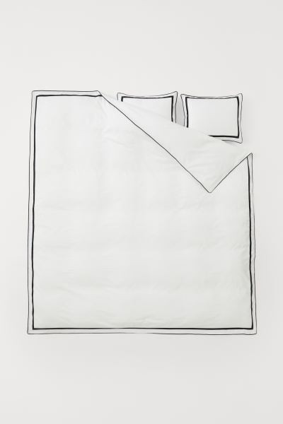 Egyptian cotton double/king duvet cover set | H&M (UK, MY, IN, SG, PH, TW, HK)