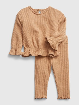 Baby Rib Two-Piece Outfit Set | Gap (US)