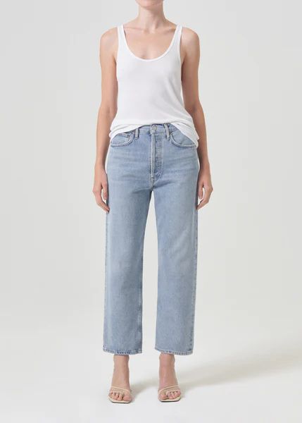 90's Crop Mid Rise Straight in Replica | AGOLDE