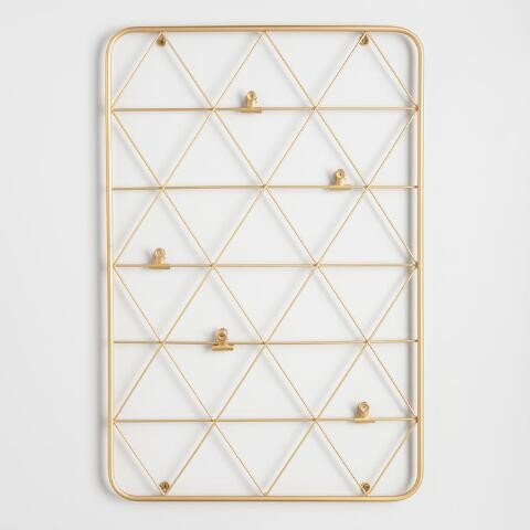 Gold Wire Photo Clip Wall Frame | World Market