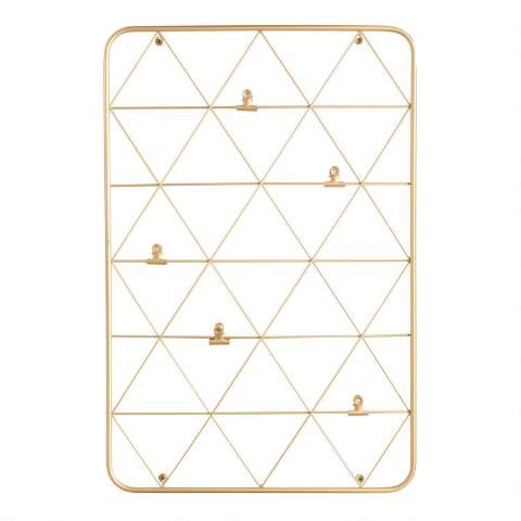 Gold Wire Photo Clip Wall Frame | World Market