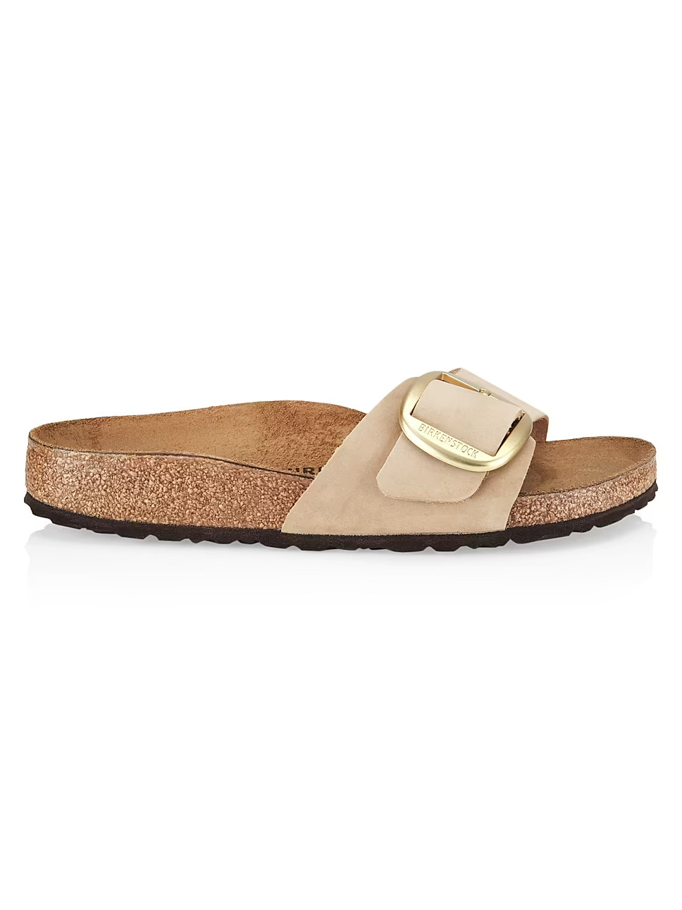Madrid Big Buckle Suede Sandals | Saks Fifth Avenue