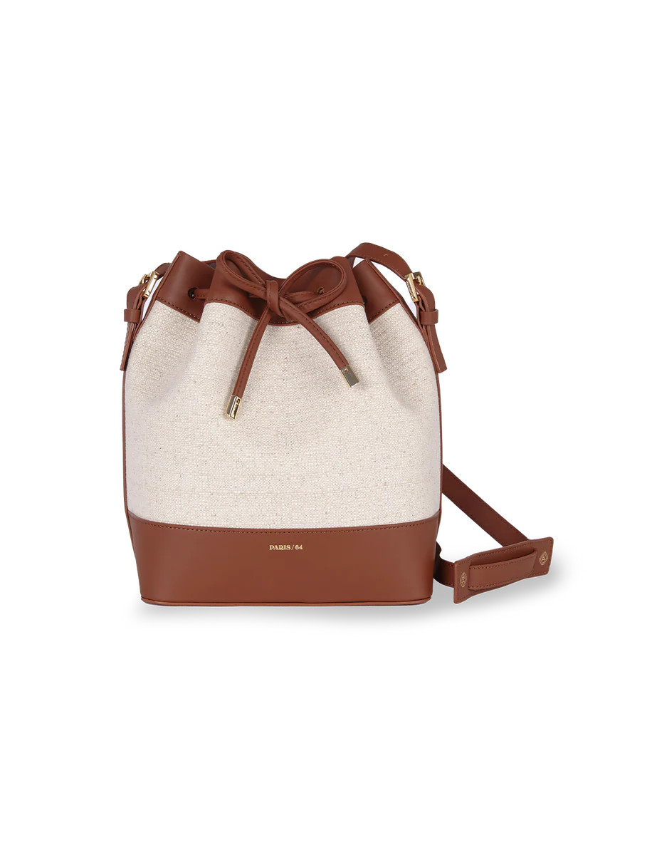 Mini Always Rafia & Chocolate Bag by PARIS/64 | PARIS/64