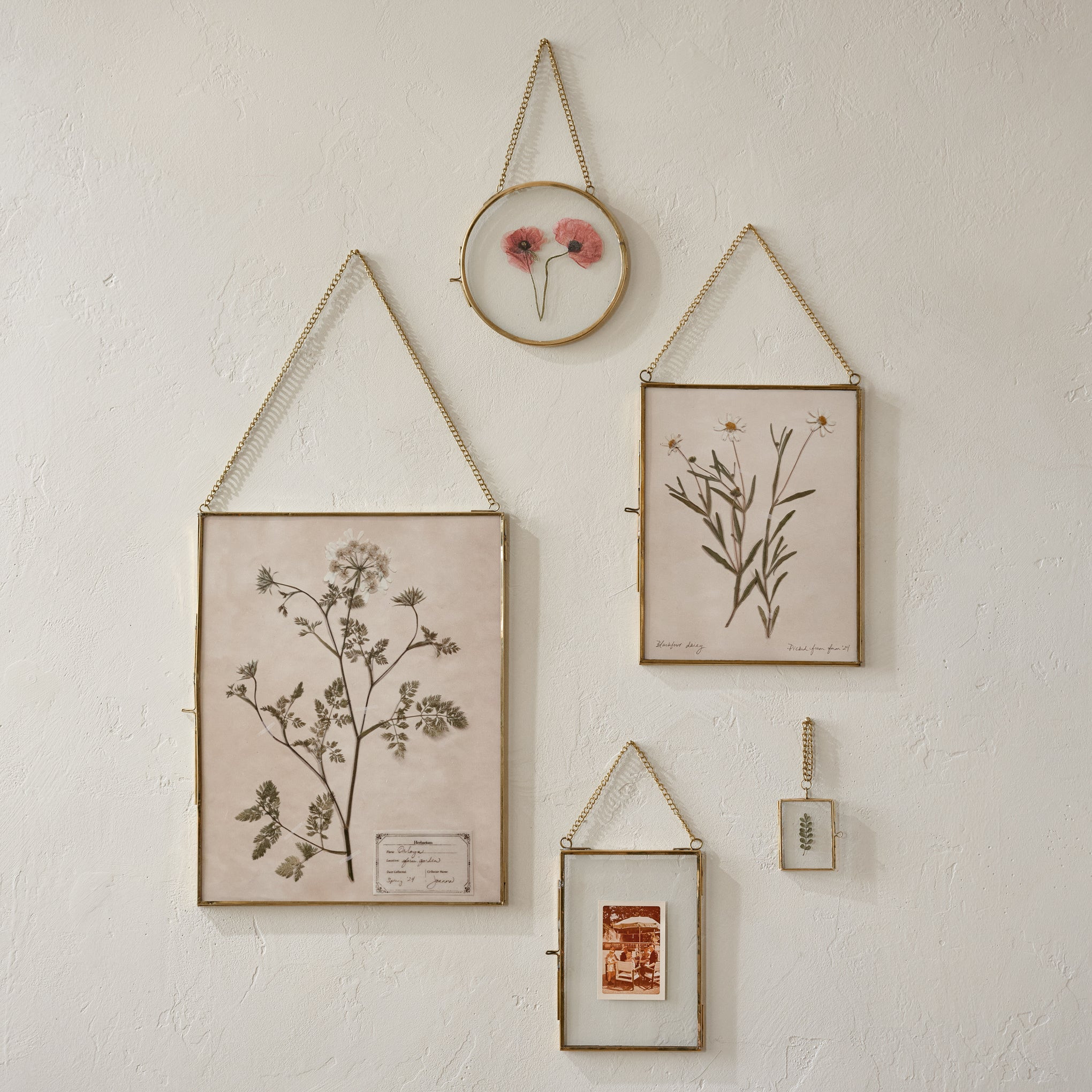 Josie Hanging Brass Photo Frame | Magnolia