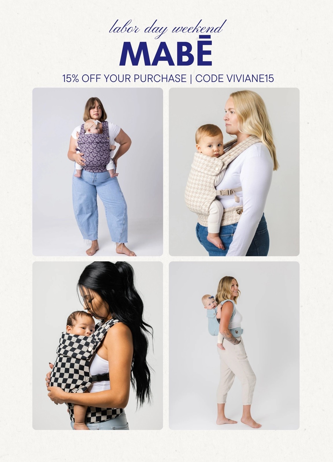 [9/2/26] @mabeproducts extended my exclusive code through the weekend! take 15% off your order with code VIVIANE15. I have the violet colorway!

#LTKBaby #LTKBump #LTKSaleAlert