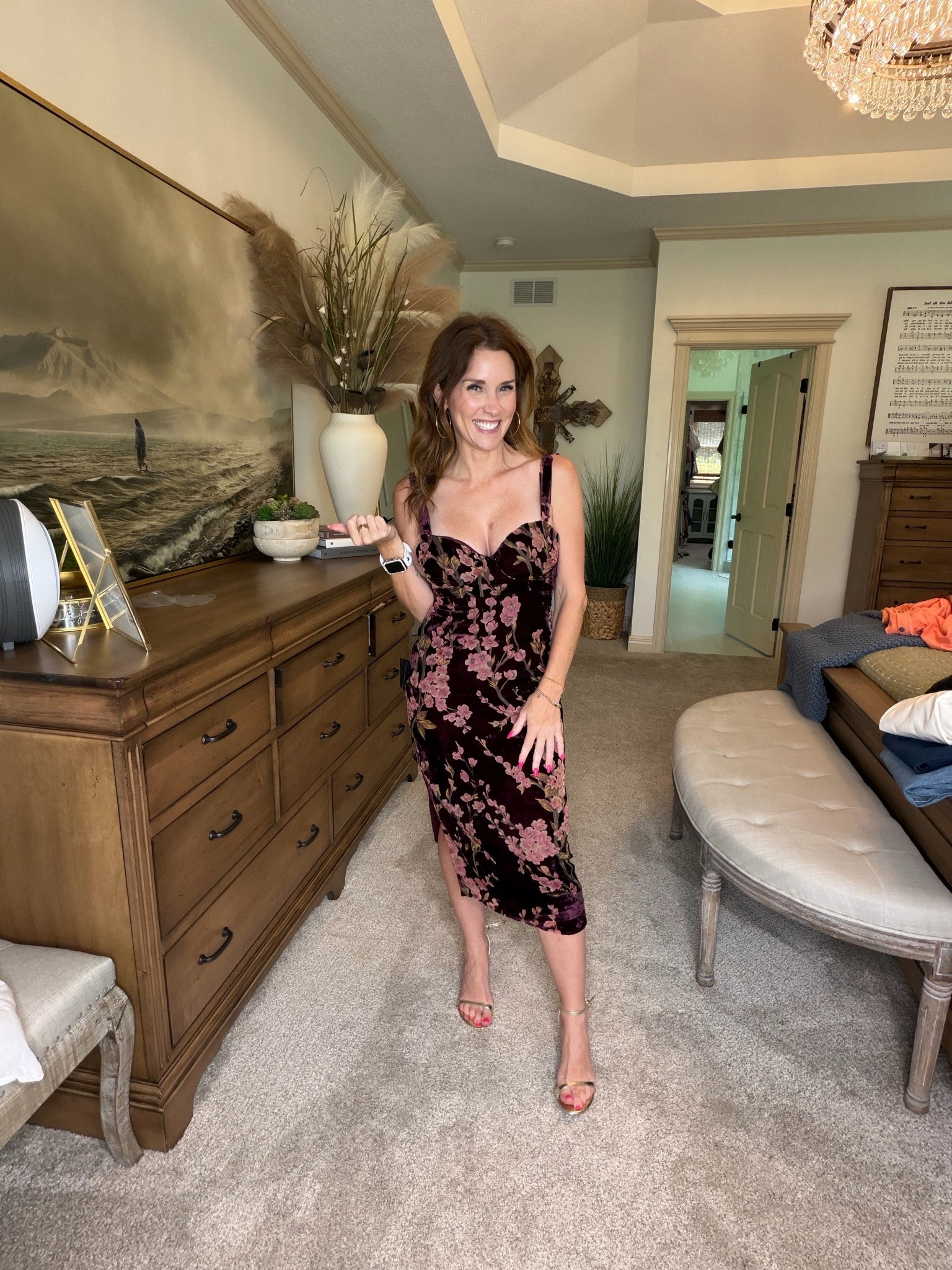Velvet fall date night or wedding guest dress 🤍

#LTKWedding #LTKPetite #LTKOver40