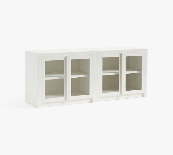Dillon Glass Cabinet Media Console (72") | Pottery Barn (US)