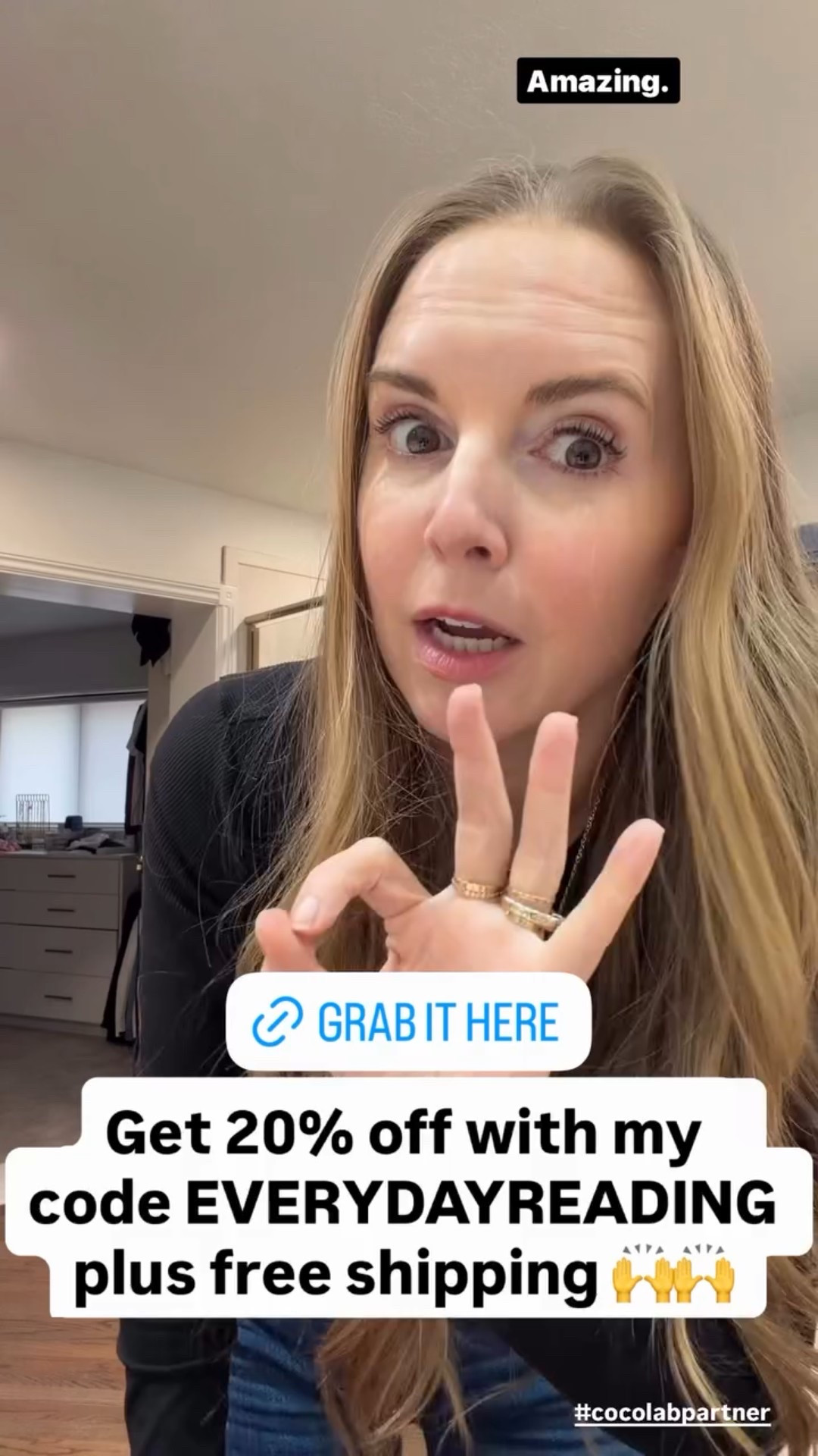 Get 20% off with my 
code EVERYDAYREADING plus free shipping 🙌🙌 #cocolabpartner