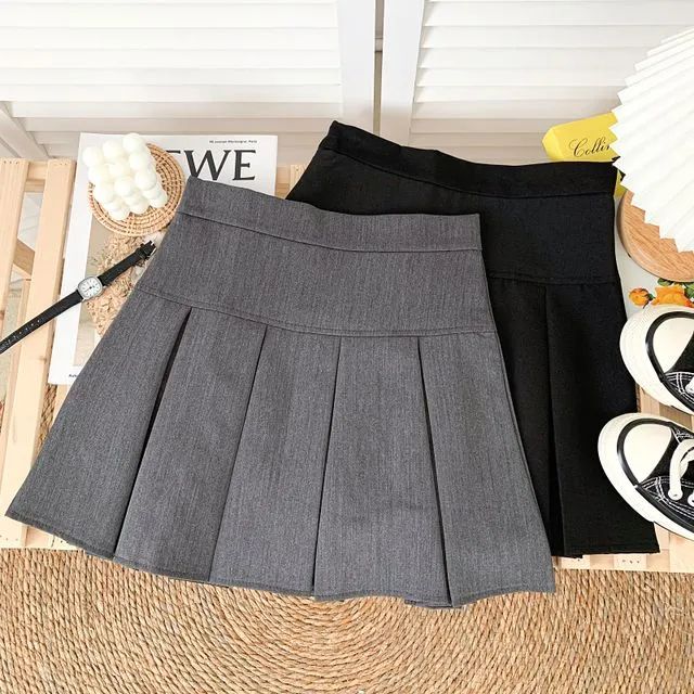 Babique - High-Waist Pleated Mini Skirt | YesStyle Global