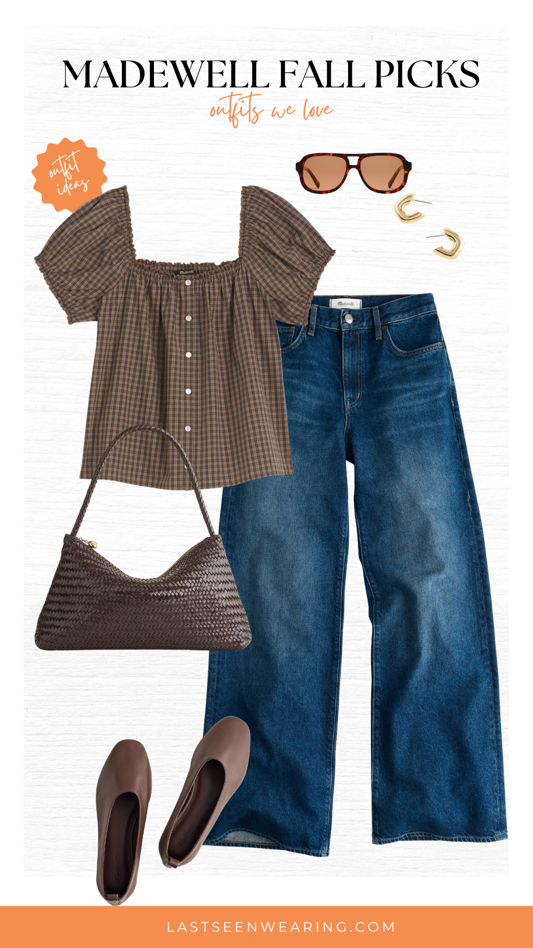 Cute fall finds are at Madewell! This gingham top and medium wash jeans are a fav!  

 #LTKootd #LTKSeasonal #LTKOver40