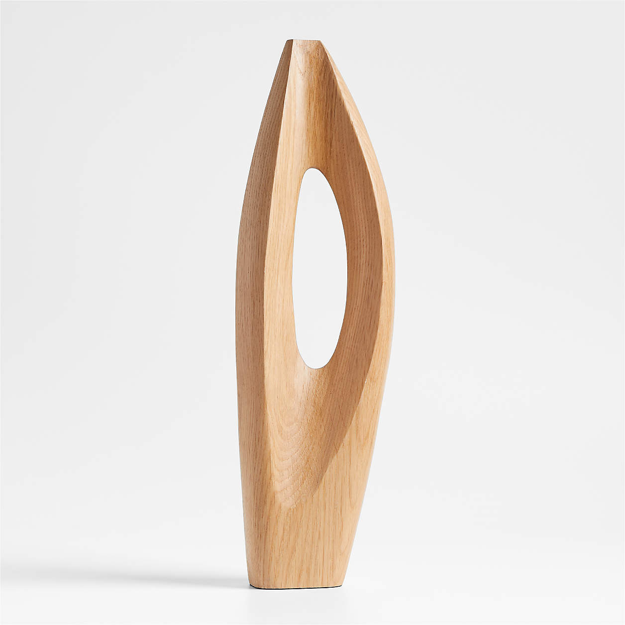 Izumo Dark Wood Decorative Sculpture 8" | Crate & Barrel | Crate & Barrel