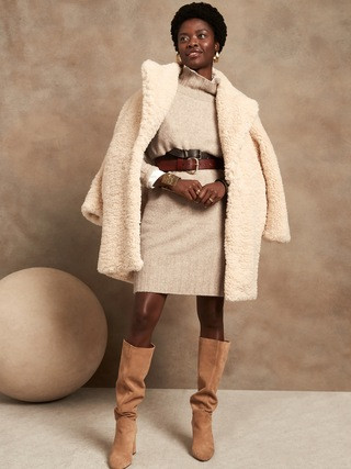 Mock-Neck Sweater Dress | Banana Republic (US)