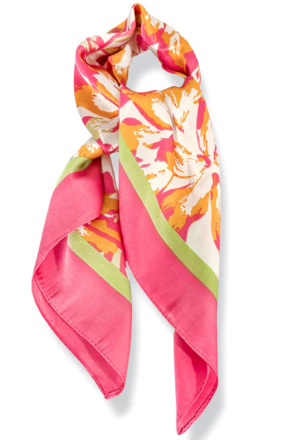 Trusting You Pink Floral Scarf | The Willow Tree