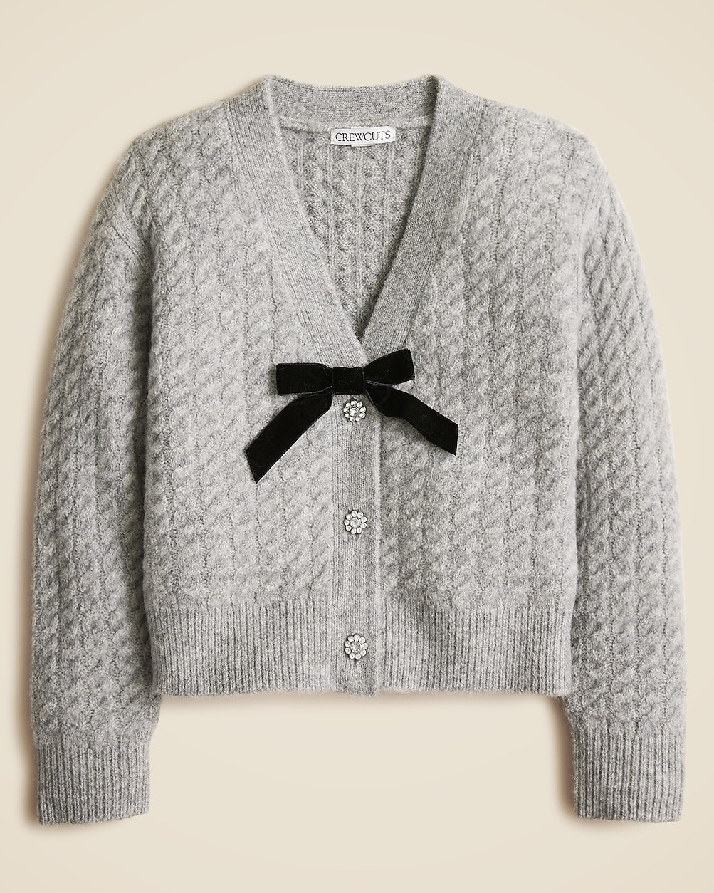 Girls' cable-knit cardigan sweater in supersoft yarn | J. Crew US