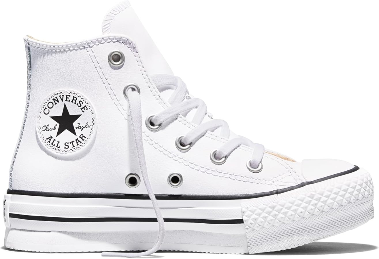 Converse Kids' Chuck Taylor All Star EVA Lift Leather Platform High Top Sneaker | Amazon (US)
