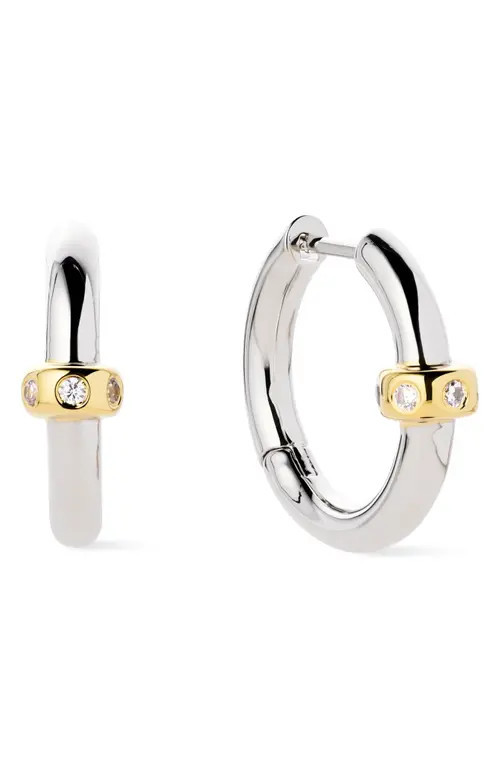 Ana Luisa Cyrus Two-Tone Hoop Earrings in Gold /Silver at Nordstrom | Nordstrom