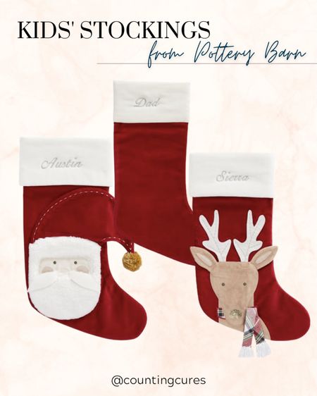 Loving these Kid's Christmas Velvet Stockings! It has a Santa Claus and Reindeer design. 

#ChristmasDecor #HolidayHomeDecor #ChristmasOrnaments #HolidayDecor

#LTKHoliday #LTKkids #LTKhome