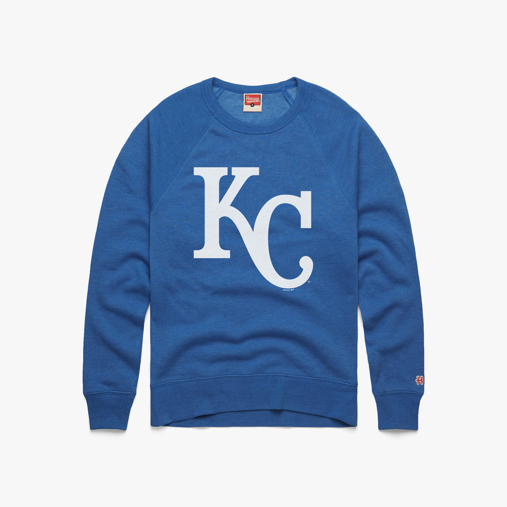 Kansas City Royals Cap Logo '69 Crewneck | Homage