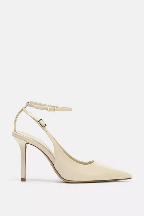 BUCKLE SLINGBACK SHOES | Zara US