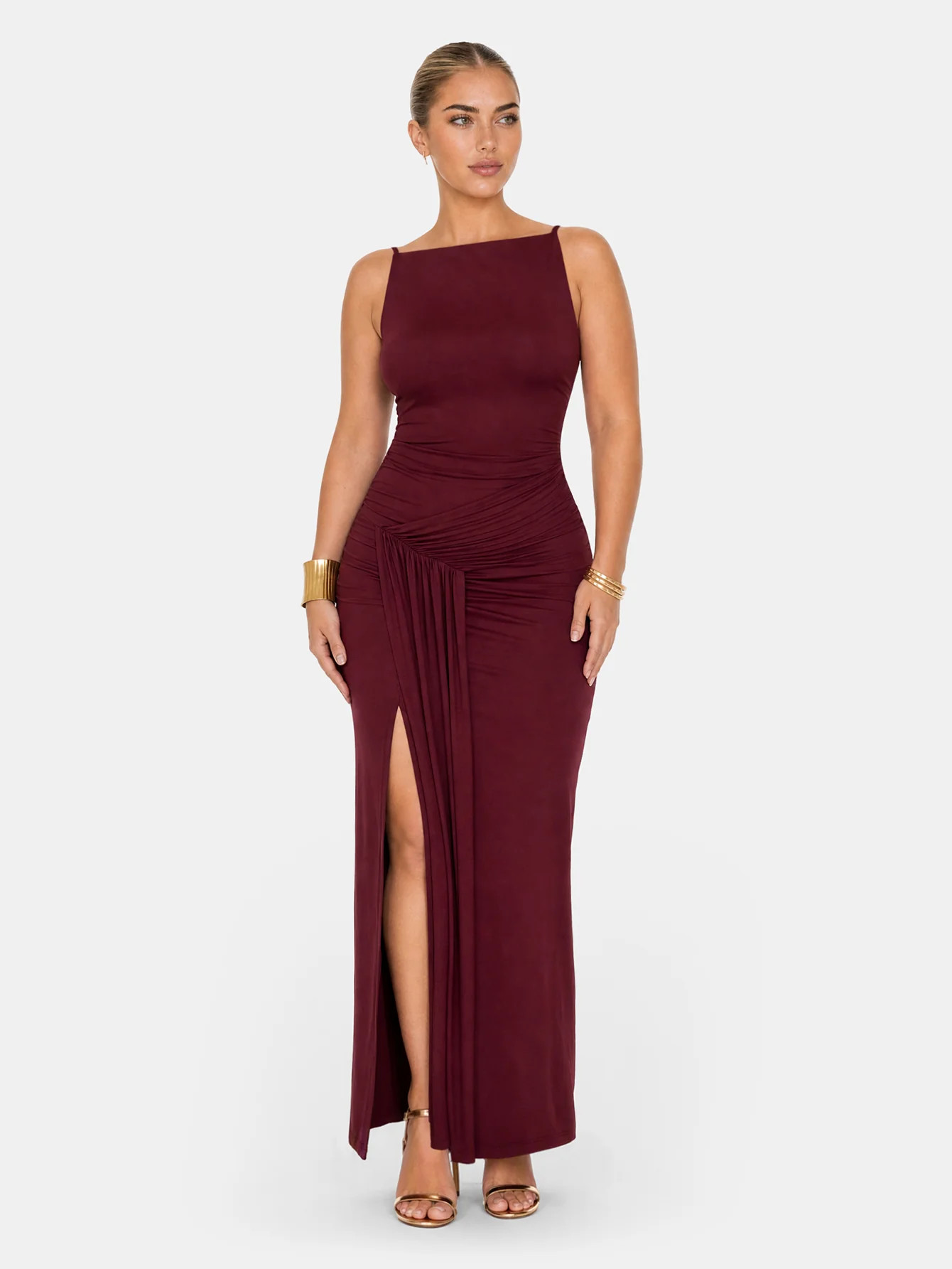 Kinsey Sleeveless Maxi Dress | CurvySweet