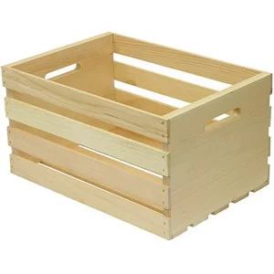 Houseworks Large Wood Storage Crate | Walmart (US)