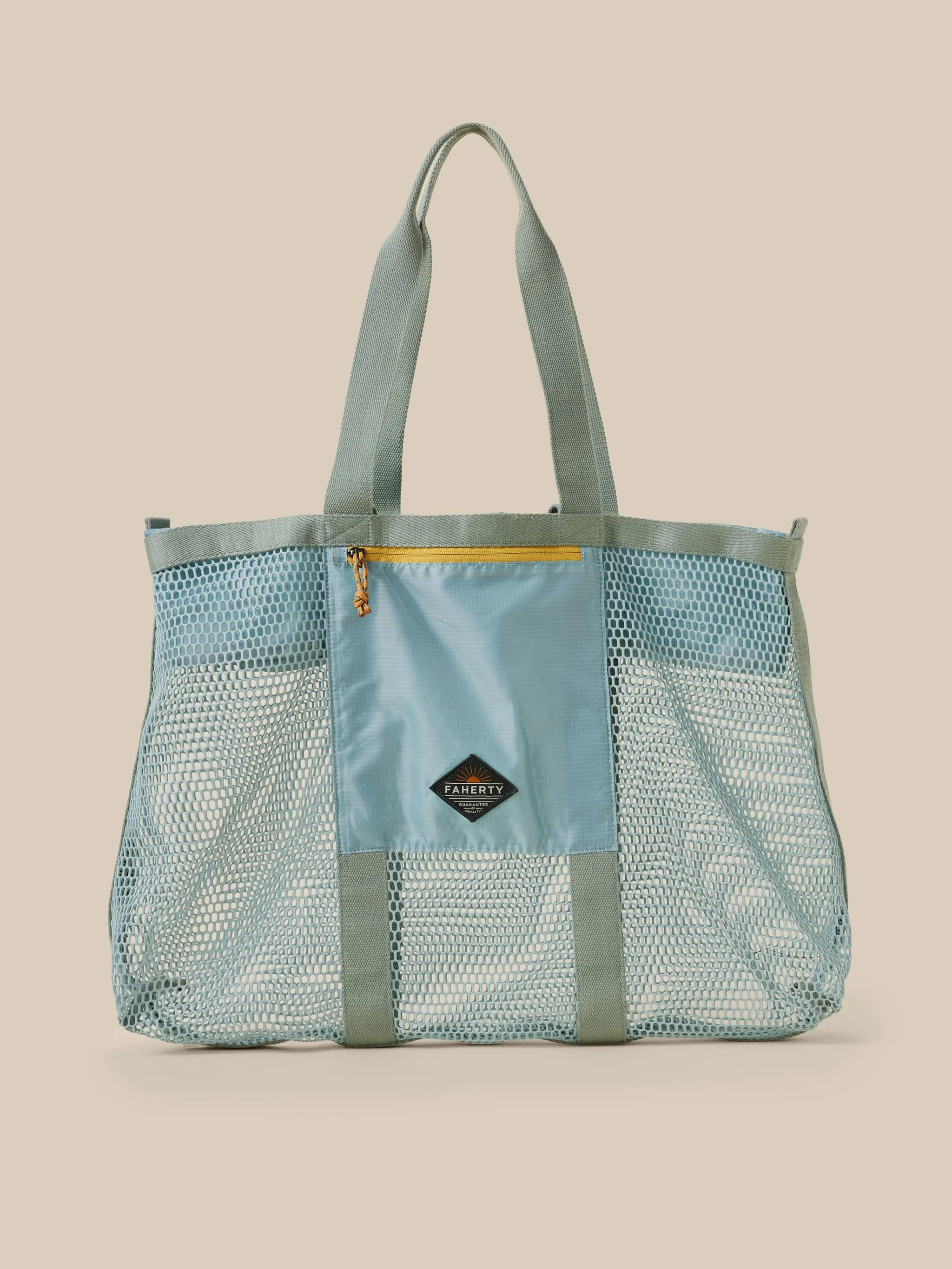 Shorelite Mesh Tote - Seafoam | Faherty