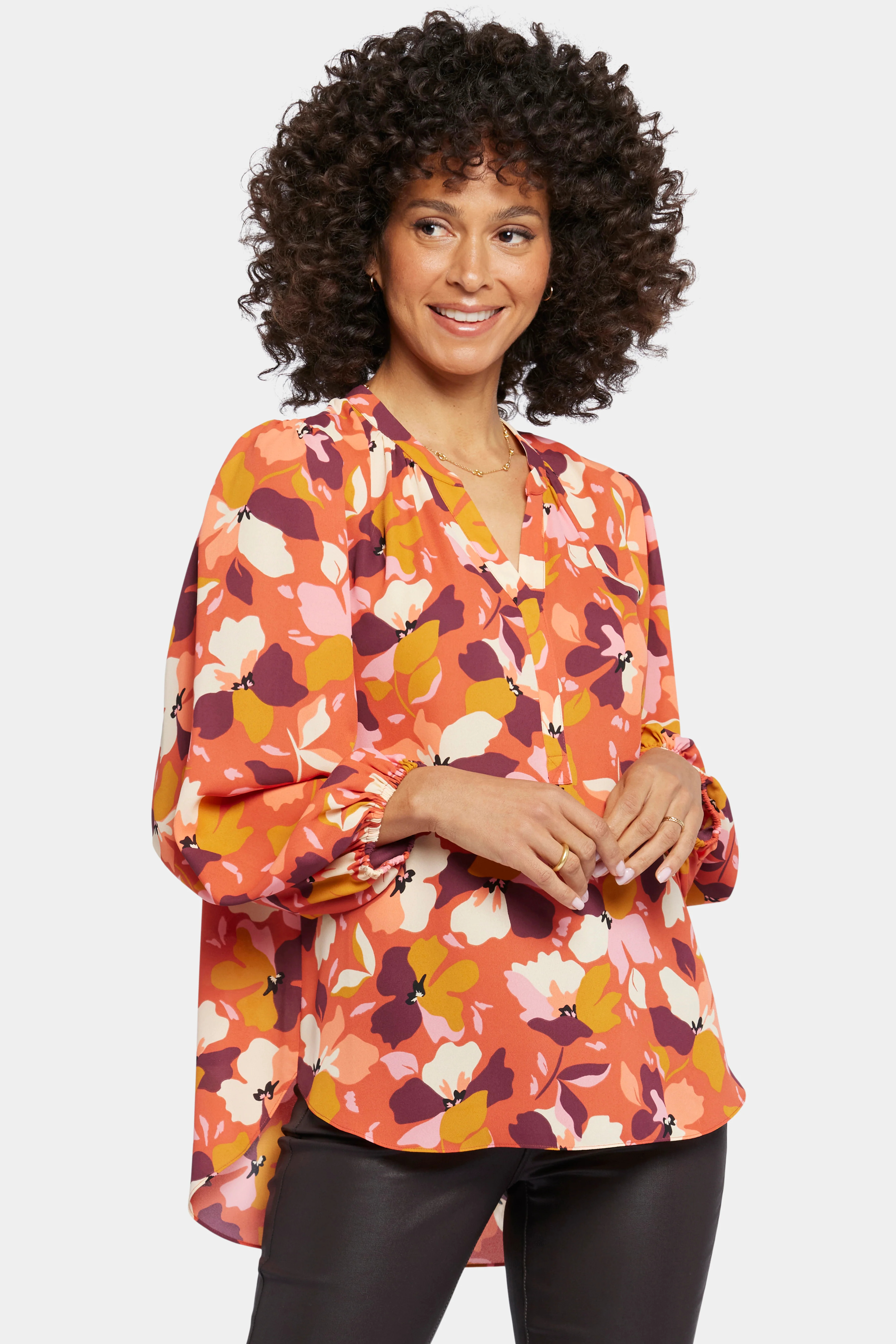Puff Sleeve Popover Top - Gingervale | NYDJ